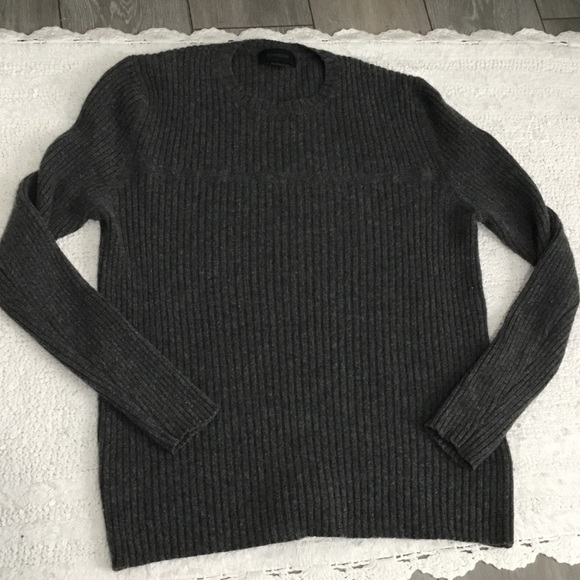 EXPRESS Preppy Lambswool Ribbed Sweater size L - Picture 1 of 8